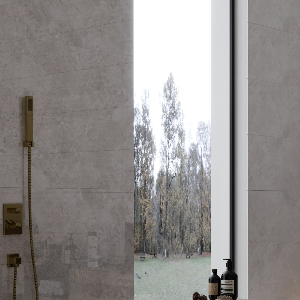 بلاط جدران رخام ريفي 590-12301، 30×60×0.9، أوريكس لامع فاتح