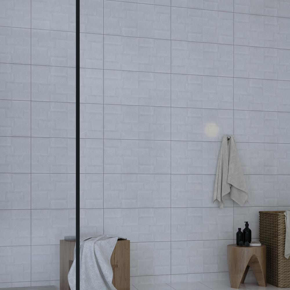 بلاط جدران بنقشة حجرية ريفية مع عروق 590-12311، 30×60×0.9، أوريكس مطفي ديكور
