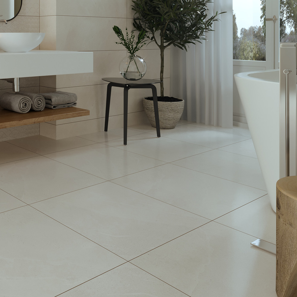 بلاط أرضيات بنقشة حجر رملي، 250-12320، 60×60×1.0، أوريكس مطفي فاتح