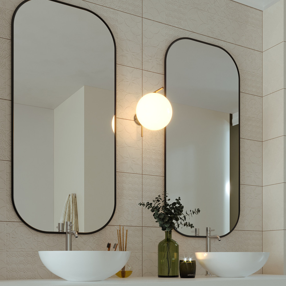 بلاط جدران بنقشة حجر رملي مع زخارف 592-12321، 30×90×1.0 أوريكس مطفي ديكور