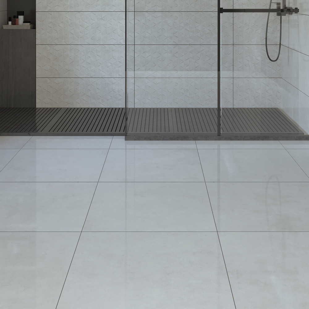 بلاط أرضيات بنقشة حجر غائم، 250-12325، 60×60×1.0، أوريكس مطفي فاتح