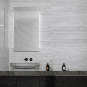 Travertine Horizontal Façade Structure Wall Tile  592-14254,30x90x1. ORYX Rec S.Matt De
