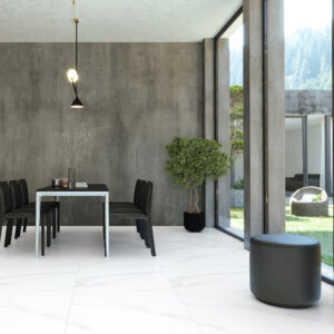 smooth Statuario Pattern Glazed Porcelain 250-13693, 60x60x1.0 Oryx Matt L