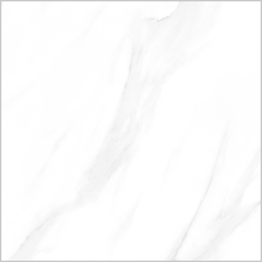 smooth Statuario Pattern Glazed Porcelain 250-13693, 60x60x1.0 Oryx Matt L